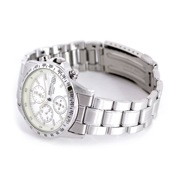 SEIKO 逆輸入 海外モデル 高速クロノグラフ SND363P1 (SND363PC) メンズ 腕時計 クオーツ シルバー_3