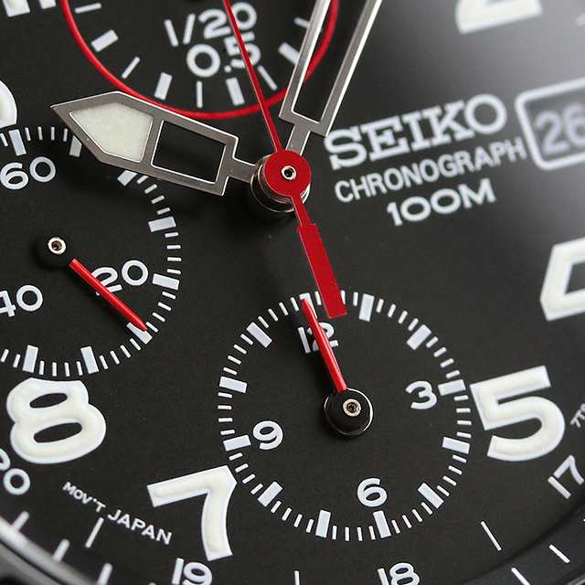 SEIKO 逆輸入 海外モデル 高速クロノグラフ SND399P1 (SND399P) メンズ 腕時計 クオーツ ブラック ナイロンベルト プレゼント  ギフト｜au PAY マーケット