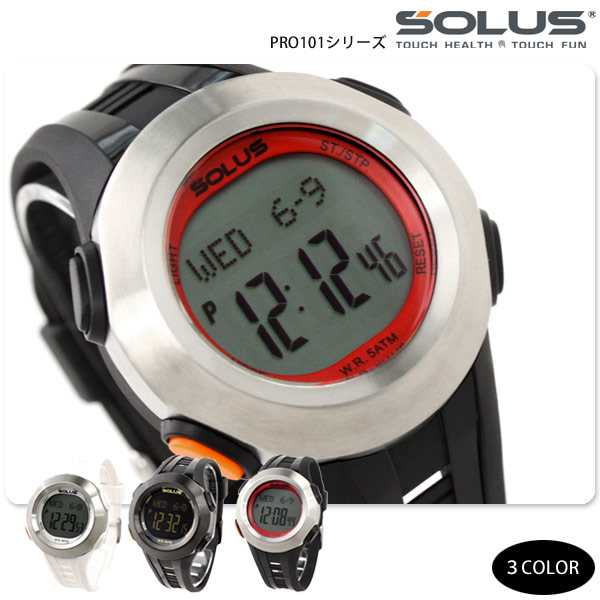 SOLUS（ソーラス）　ハートレート心拍時計 01-910-001　ブラック(代引不可) SOLUS（ソーラス） ハートレート心拍時計 01-910-001 ブラック