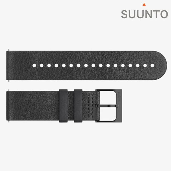 スント レザーストラップ 時計ベルト 交換用ベルト ブランド メンズ レディース スントアクセサリー SUUNTO SS050693000 ブラック 黒