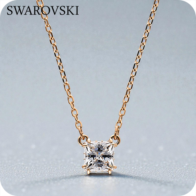 スワロフスキー ネックレス レディース ブランド SWAROVSKI Stilla Attract ペンダント スワロフスキー 5701904 ローズゴールド アクセサリー