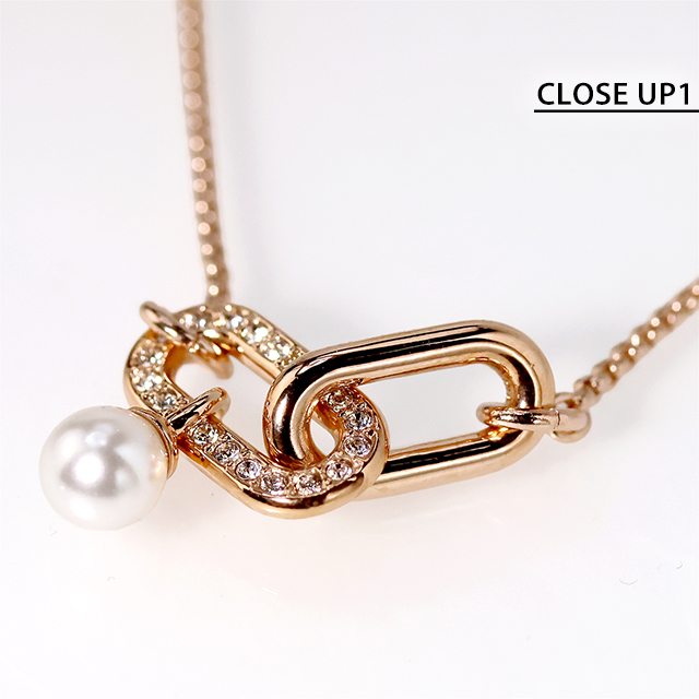 スワロフスキー ネックレス レディース ブランド SWAROVSKI Constella ペンダント スワロフスキー 5728589 ローズゴールド アクセサリー_2