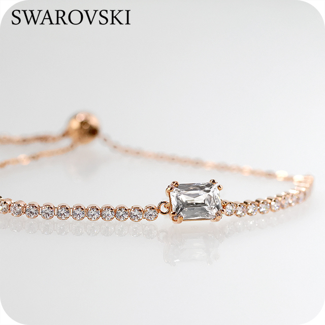 スワロフスキー ブレスレット レディース ブランド SWAROVSKI Matrix スワロフスキー 5730706 ローズゴールド アクセサリー