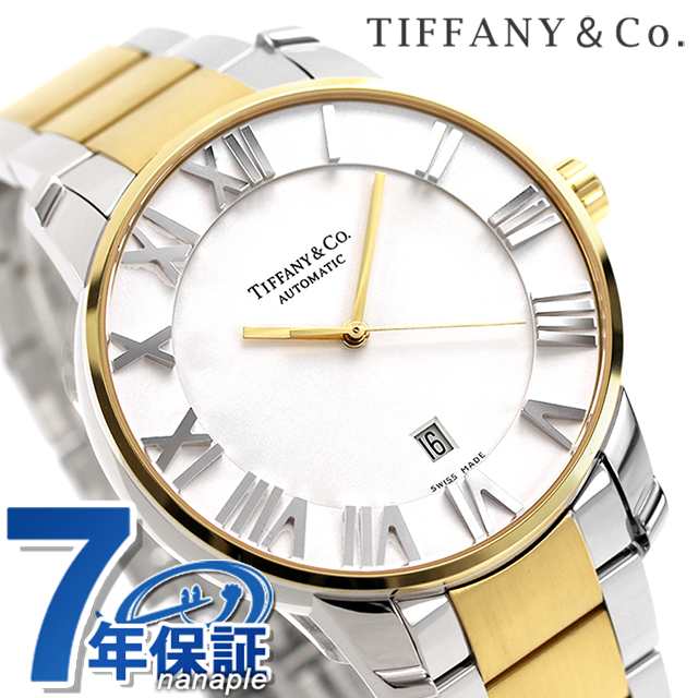 【113017】TIFFANY&Co. ティファニー  Z1810.68.15A21A00A アトラス ドーム シルバーダイヤル SS/GP 自動巻き 当店オリジナルボックス 腕時計 時計 WATCH メンズ 男性 男 紳士