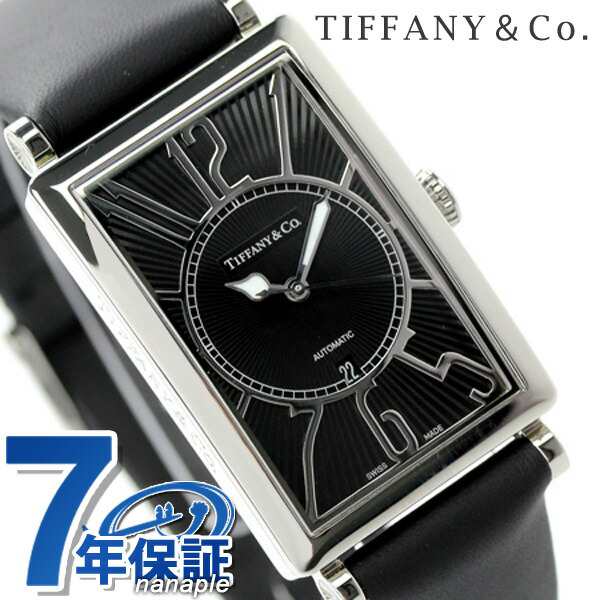 ティファニー ギャラリー 26mm 自動巻き メンズ 腕時計 Z3002 68 10a10a68a Tiffany Co ブラック カーフレザー 新の通販はau Pay マーケット 腕時計のななぷれ