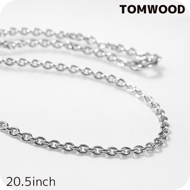トムウッド ネックレス メンズ レディース ブランド TOMWOOD Ada Chain Slim 20.5inch 101425 シルバー アクセサリー