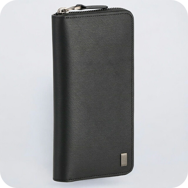 ダンヒル 長財布 メンズ ブランド dunhill レザー 21FS218SG001R ブラックの通販は