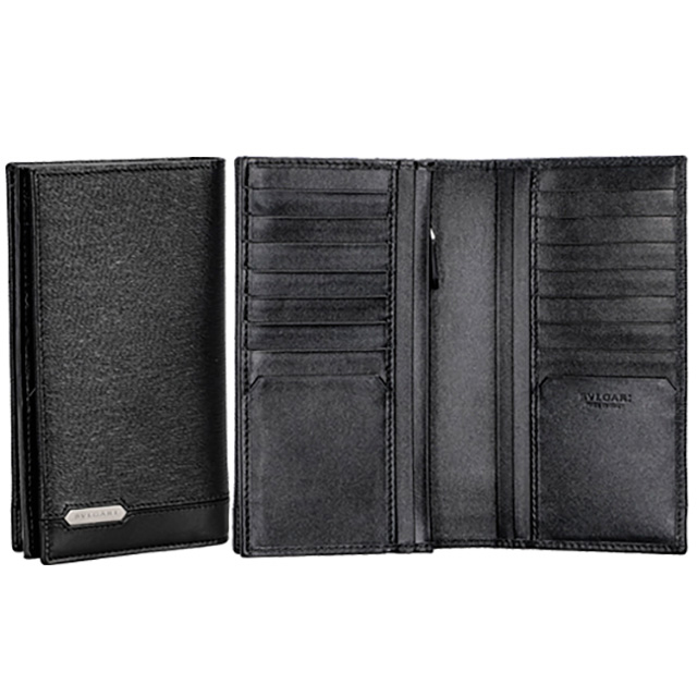 BVLGARI ブルガリ 長財布 ブラック メンズ ブランド ブルガリ 長財布