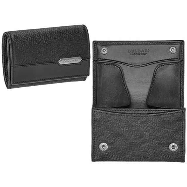 ブルガリ コインケース メンズ ブランド BVLGARI レザー 288489 BLK ブラック_4