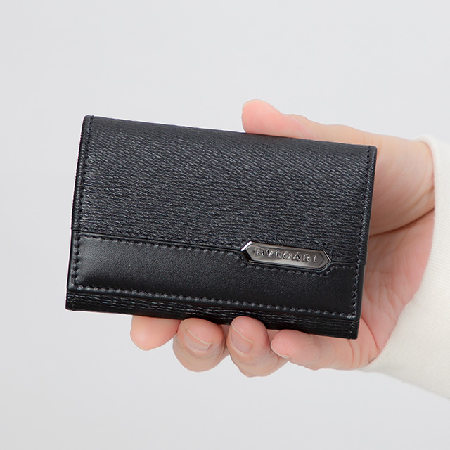 ブルガリ コインケース メンズ ブランド BVLGARI レザー 288489 BLK ブラック_5