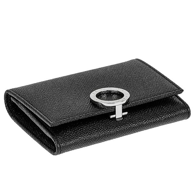 ブルガリ 名刺入れ メンズ ブランド BVLGARI レザー 30420GRAIN BLK ブラック_3