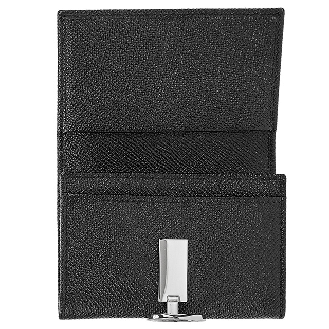 ブルガリ 名刺入れ メンズ ブランド BVLGARI レザー 30420GRAIN BLK ブラック_4