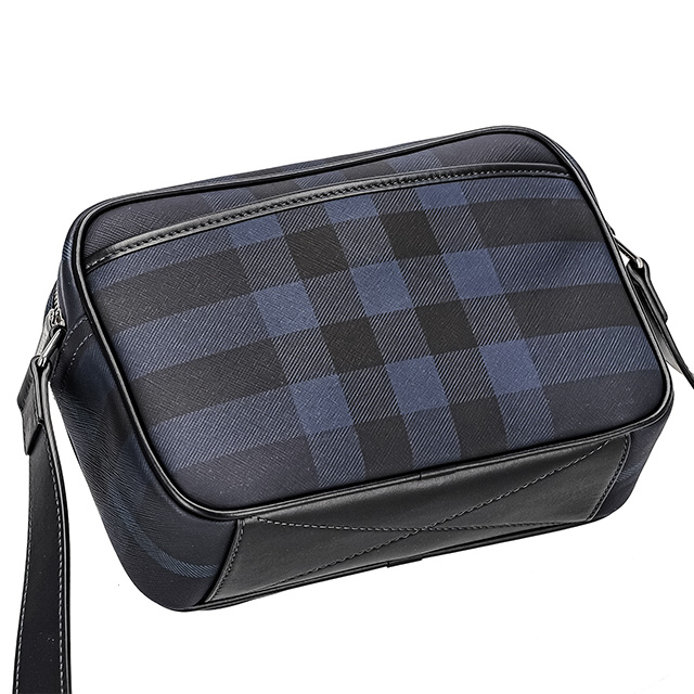 バ−バリ− ショルダーバッグ メンズ レディース ブランド BURBERRY チェック 8073271 ブラック_1