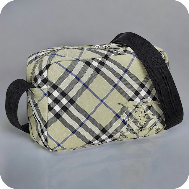 バ−バリ− ショルダーバッグ メンズ ブランド BURBERRY チェック 8091335 ライトベージュ