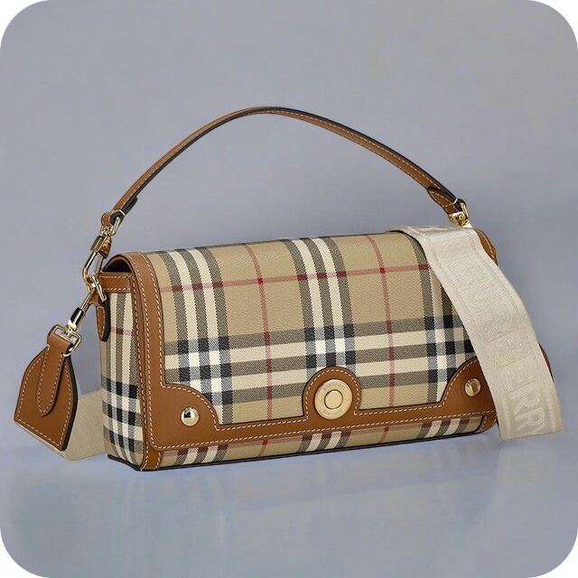 バ−バリ− ショルダーバッグ レディース ブランド BURBERRY チェック 8092048 ベージュ
