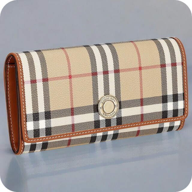バ−バリ− 長財布 レディース ブランド BURBERRY チェック 8094421 ベージュの通販は