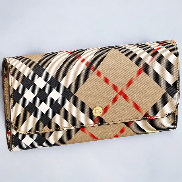 バ−バリ− 長財布 メンズ ブランド BURBERRY チェック 8095272 ベージュの通販は
