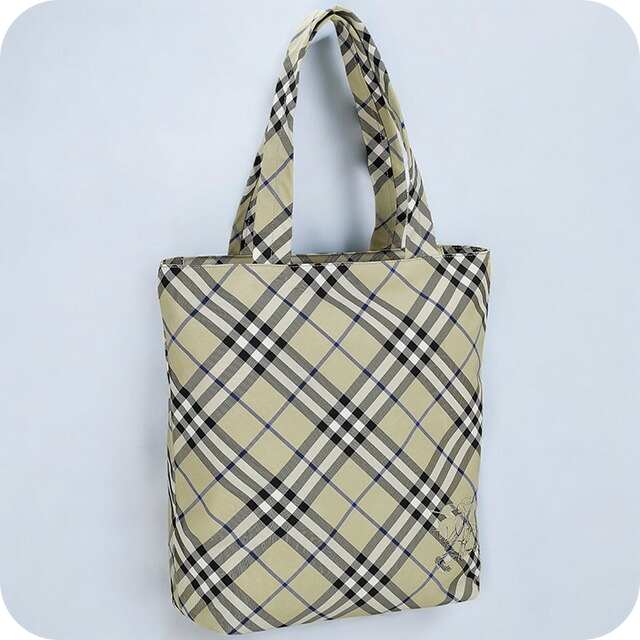 バ−バリ− トートバッグ メンズ ブランド BURBERRY チェック 8097719 ベージュ
