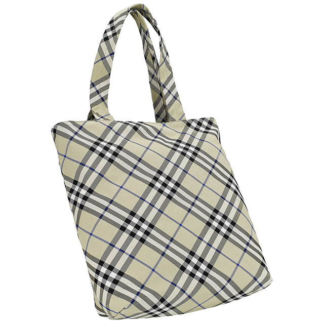 バ−バリ− トートバッグ メンズ ブランド BURBERRY チェック 8097719 ベージュ_1