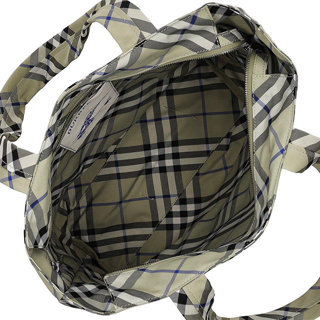 バ−バリ− トートバッグ メンズ ブランド BURBERRY チェック 8097719 ベージュ_2