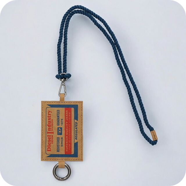 ディーゼル カードケース メンズ レディース ブランド DIESEL X09352P5188 T2172 ブラウン