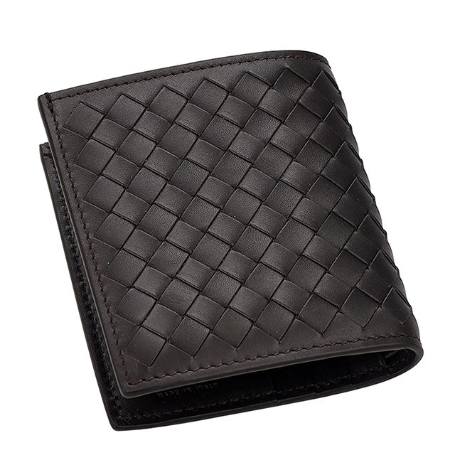 ボッテガ・ヴェネタ 二つ折り財布 二折財布 メンズ ブランド BOTTEGA VENETA 222338-V47W1 2006 ダークブラウン_2