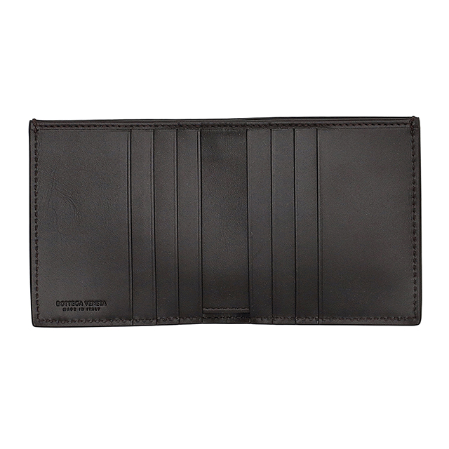 ボッテガ・ヴェネタ 二つ折り財布 二折財布 メンズ ブランド BOTTEGA VENETA 222338-V47W1 2006 ダークブラウン_3