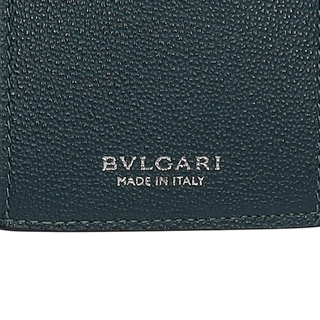 ブルガリ 三つ折り財布 三折財布 レディース ブランド BVLGARI 291681 BLK ブラック/グリーン_6