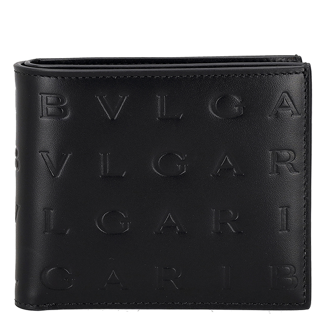 ブルガリ 二つ折り財布 二折財布 レディース ブランド BVLGARI 292714 BLK ブラック_1