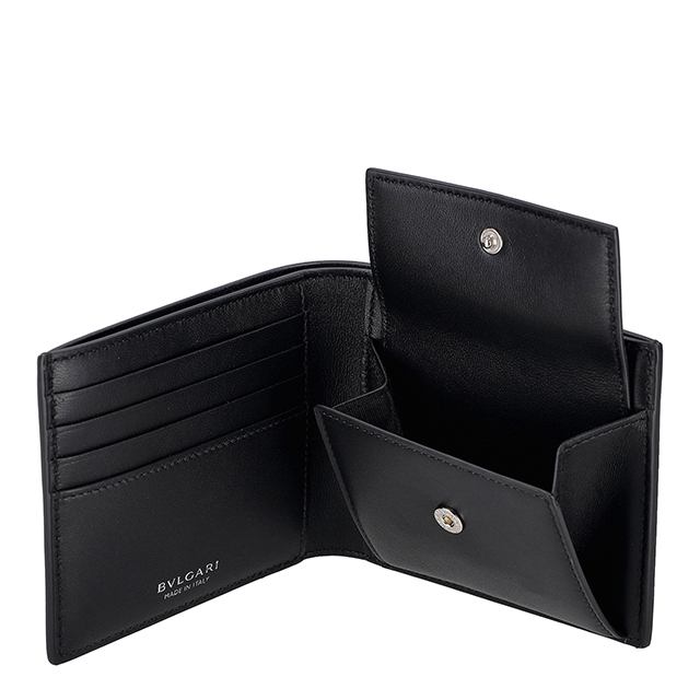 ブルガリ 二つ折り財布 二折財布 レディース ブランド BVLGARI 292714 BLK ブラック_4
