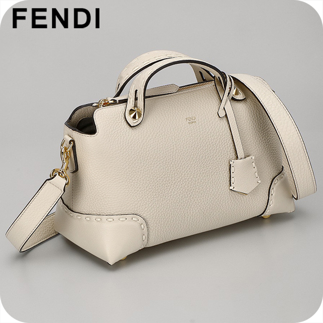 フェンディ ハンドバッグ レディース ブランド FENDI レザー ITALY 8BL146-0ANT2 F0VWM ホワイト 軽量 小さめ 手提げ 高級 おしゃれ プレゼント 女性 実用的 かわいい