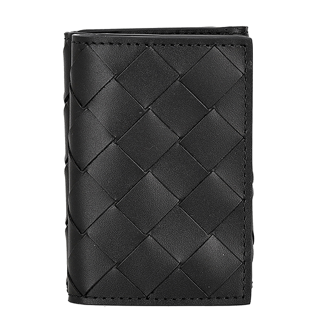 ボッテガ・ヴェネタ 三つ折り財布 三折財布 メンズ ブランド BOTTEGA VENETA Italy 751145-V3US1 8803 ブラック_1