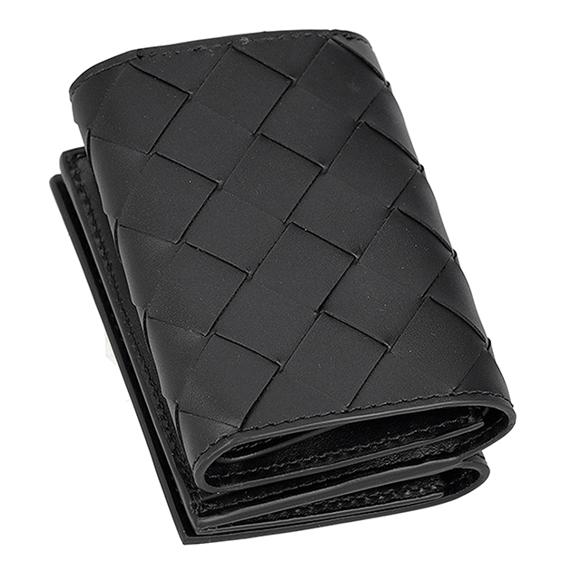 ボッテガ・ヴェネタ 三つ折り財布 三折財布 メンズ ブランド BOTTEGA VENETA Italy 751145-V3US1 8803 ブラック_2