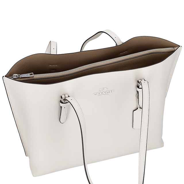 コーチ トートバッグ レディース ブランド COACH Myanmar CV968 SV/HA ホワイト 軽量 手提げ 高級 おしゃれ プレゼント 女性 実用的 かわいい_4
