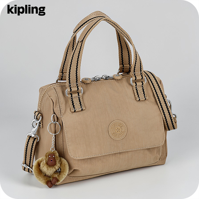 キプリング ハンドバッグ レディース ブランド Kipling CHINA KI36470NW EARLY TAN P ブラウン 軽量 小さめ 手提げ 高級 おしゃれ プレゼント 女性 実用的 かわいい