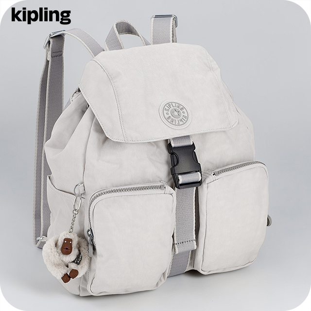 キプリング バックパック レディース ブランド Kipling CHINA KIB8N30NR COOL FOG ライトグレー 旅行 高級 おしゃれ プレゼント 女性 実用的 かわいい