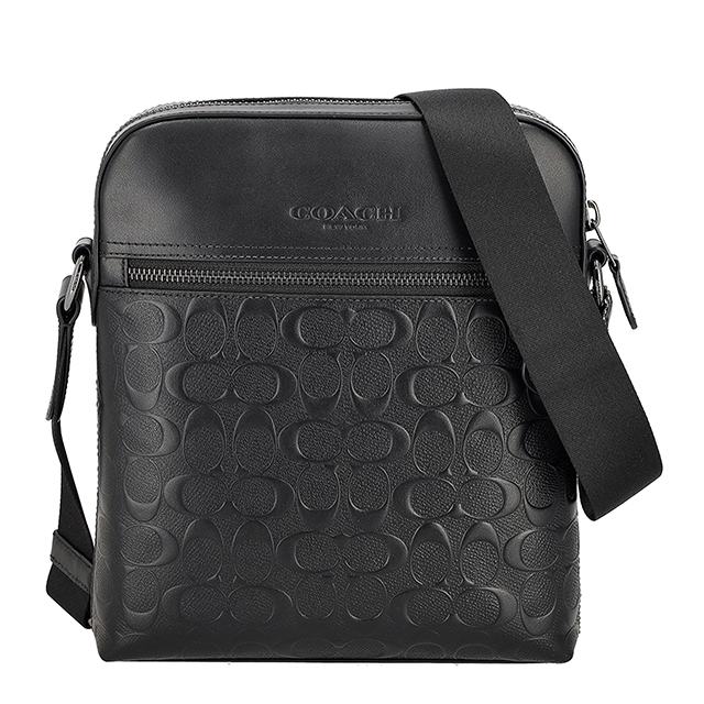 コーチ ショルダーバッグ メンズ ブランド COACH India 4009 QB/BK ブラック 斜めがけ ブランド 高級 おしゃれ プレゼント 男性 実用的 かっこいい_1