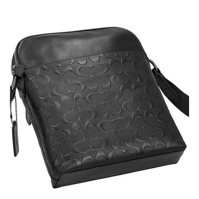 コーチ ショルダーバッグ メンズ ブランド COACH India 4009 QB/BK ブラック 斜めがけ ブランド 高級 おしゃれ プレゼント 男性 実用的 かっこいい_2