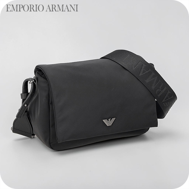 エンポリオ・アルマーニ ショルダーバッグ メンズ レディース ブランド EMPORIO ARMANI China EM001806-AF28784 UC001 ブラック