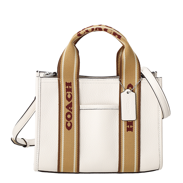 コーチ トートバッグ レディース ブランド COACH Philippines CAR77 SVCAH ホワイト/ブラウン 軽量 手提げ 高級 おしゃれ プレゼント 女性 実用的 かわいい_1
