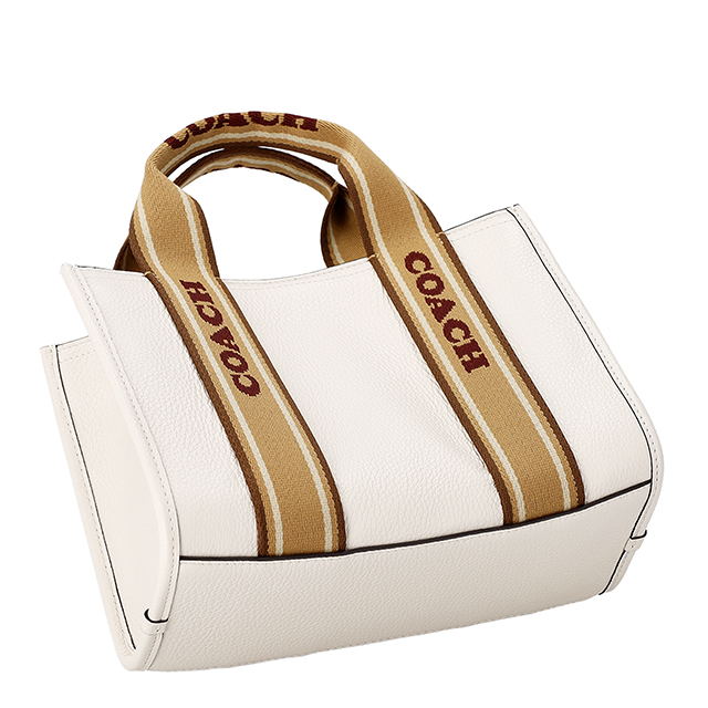 コーチ トートバッグ レディース ブランド COACH Philippines CAR77 SVCAH ホワイト/ブラウン 軽量 手提げ 高級 おしゃれ プレゼント 女性 実用的 かわいい_2