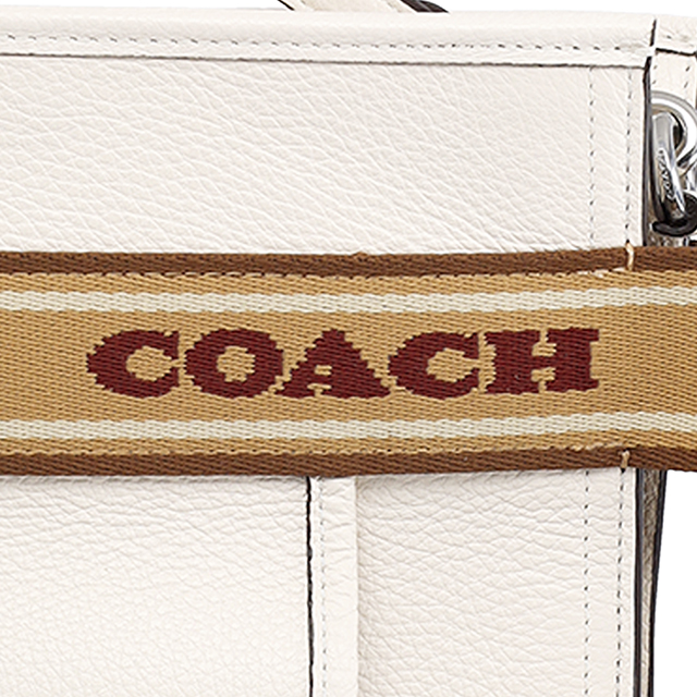 コーチ トートバッグ レディース ブランド COACH Philippines CAR77 SVCAH ホワイト/ブラウン 軽量 手提げ 高級 おしゃれ プレゼント 女性 実用的 かわいい_6