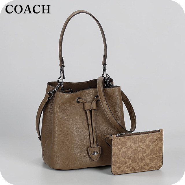 コーチ ハンドバッグ レディース ブランド COACH Cambodia CBH06 QBCBD ブラウン 軽量 小さめ 手提げ 高級 おしゃれ プレゼント 女性 実用的 かわいい
