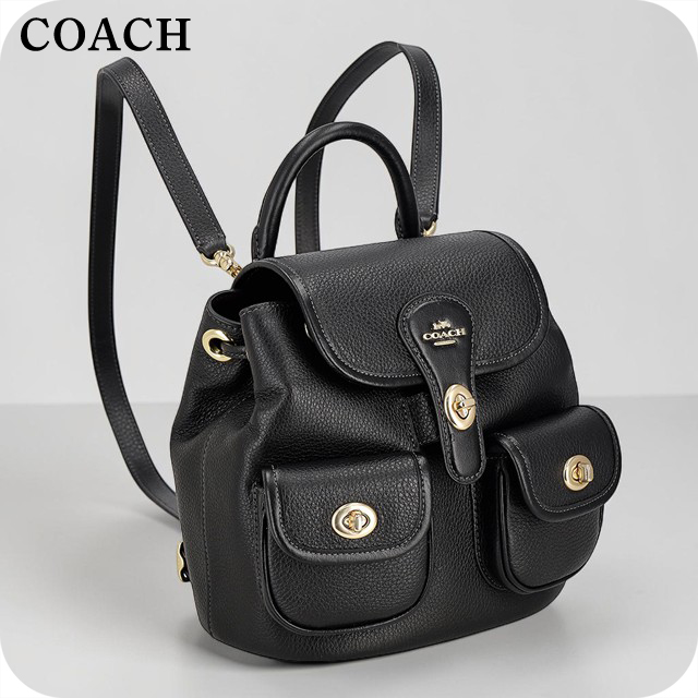 コーチ バックパック レディース ブランド COACH Philippines CBH09 IMBLK ブラック 旅行 高級 おしゃれ プレゼント 女性 実用的 かわいい