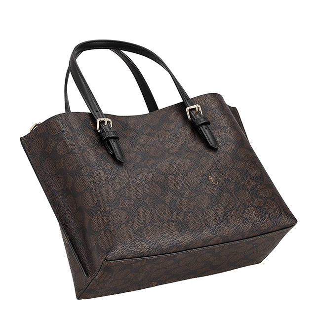 コーチ ハンドバッグ レディース ブランド COACH Cambodia CV965 IMXAQ ダークブラウン 軽量 小さめ 手提げ 高級 おしゃれ プレゼント 女性 実用的 かわいい_2