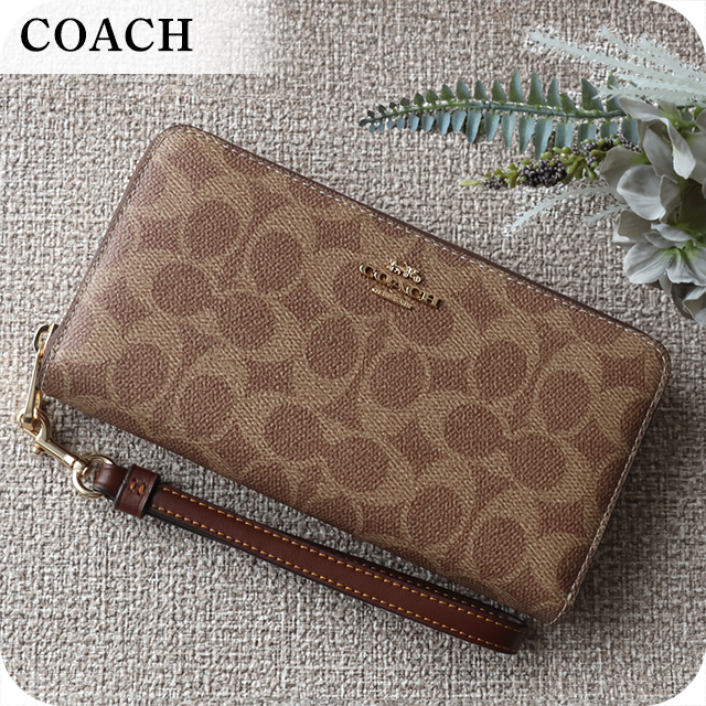 コーチ 長財布 レディース ブランド COACH Philippines CW778 IMXHE タン/ブラウン
