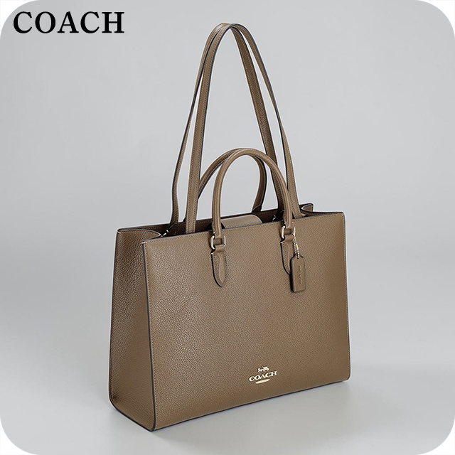 コーチ トートバッグ レディース ブランド COACH Cambodi CY666 IMV2R ブラウン 軽量 手提げ 高級 おしゃれ プレゼント 女性 実用的 かわいい