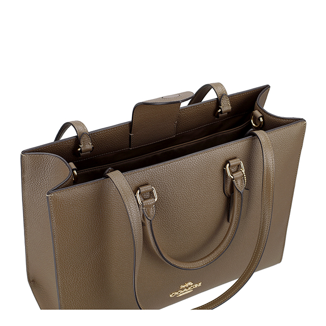 コーチ トートバッグ レディース ブランド COACH Cambodi CY666 IMV2R ブラウン 軽量 手提げ 高級 おしゃれ プレゼント 女性 実用的 かわいい_4