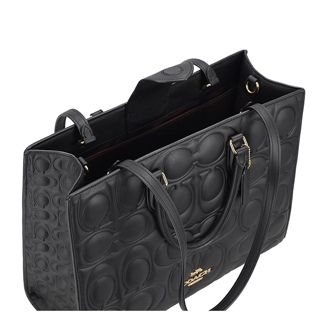 コーチ トートバッグ レディース ブランド COACH Vietnam CY672 IMBLK ブラック 軽量 手提げ 高級 おしゃれ プレゼント 女性 実用的 かわいい_4
