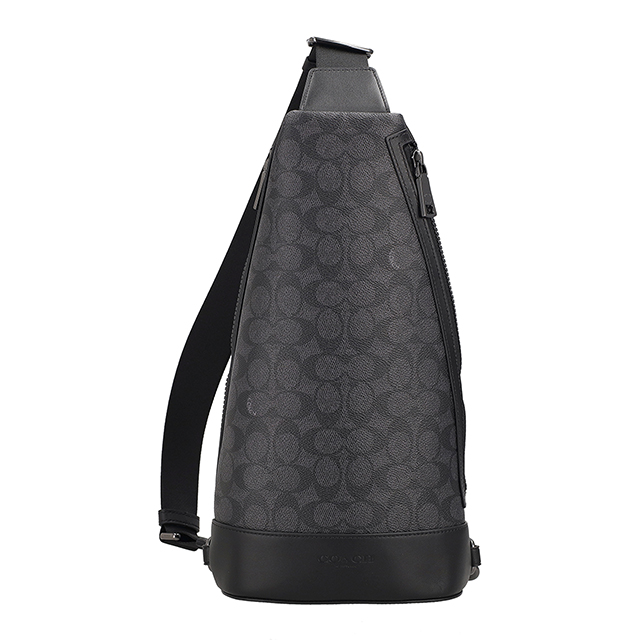 コーチ ボディバッグ メンズ ブランド COACH Cambodia CY801 QBMI5 ブラック/チャコール 斜めがけ 軽量 小さめ ブランド 高級 おしゃれ プレゼント 男性 実用的 かっこいい_1